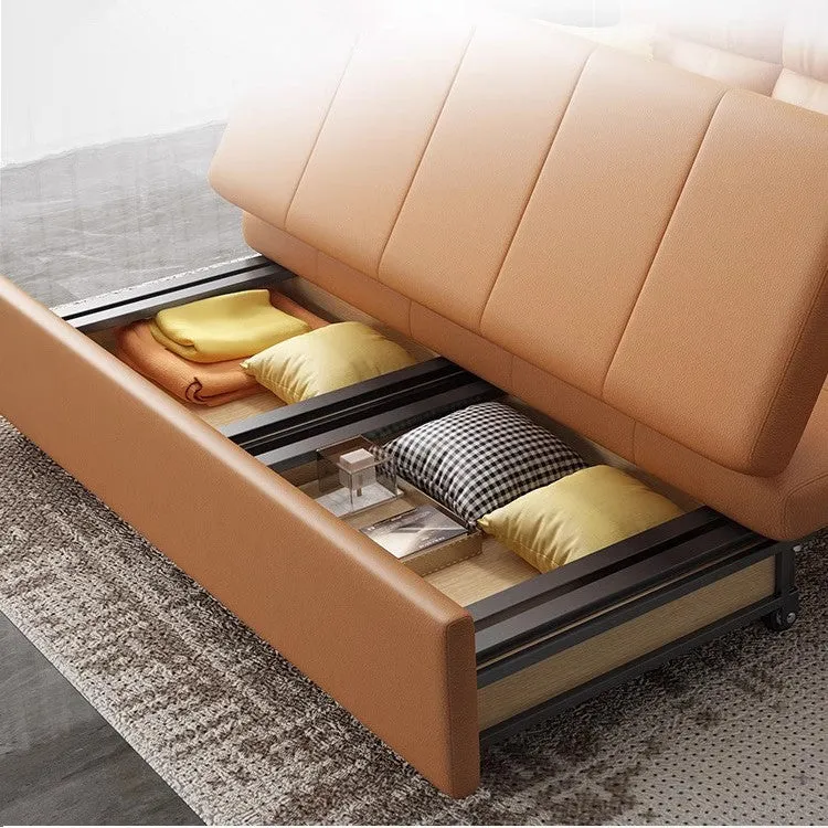 Umwandelbares Schlafsofa mit Stauraum und Taschen