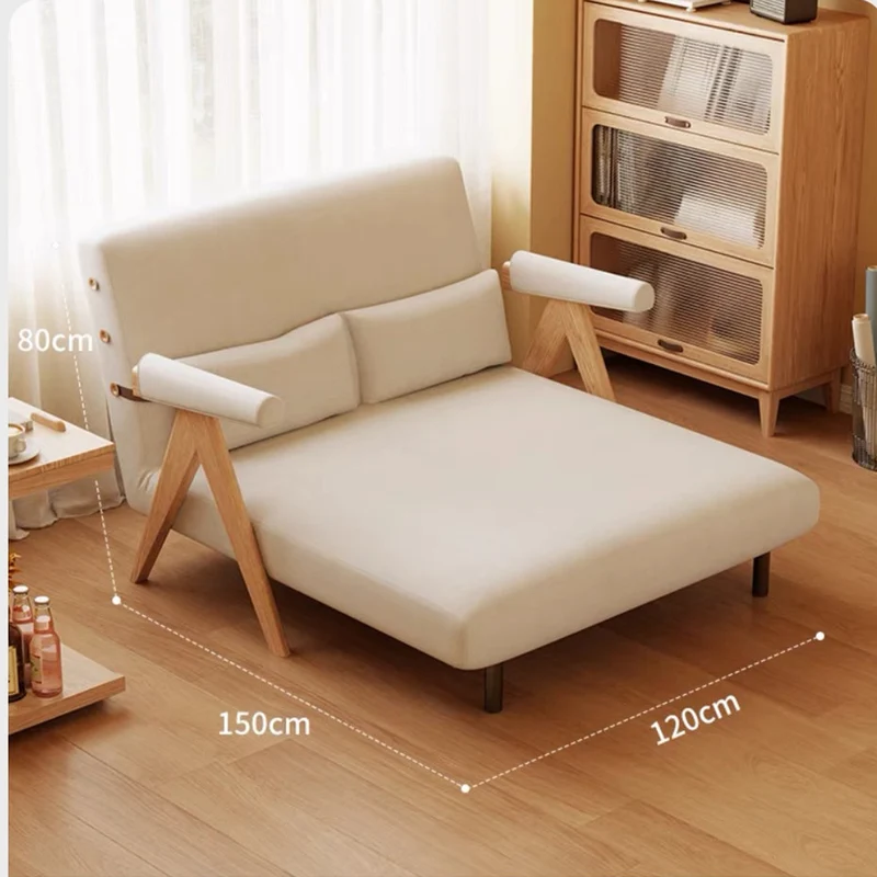 3-in-1 umwandelbares und verstellbares Loveseat-Schlafsofa