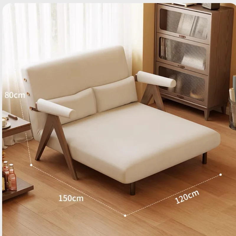 3-in-1 umwandelbares und verstellbares Loveseat-Schlafsofa