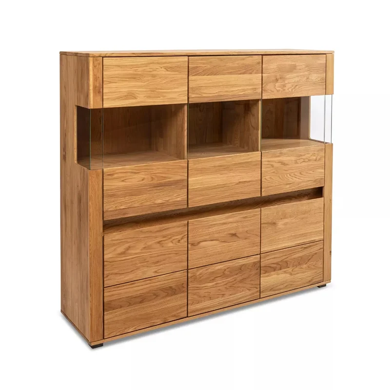 Highboard Wildeiche massiv - ZERMATT