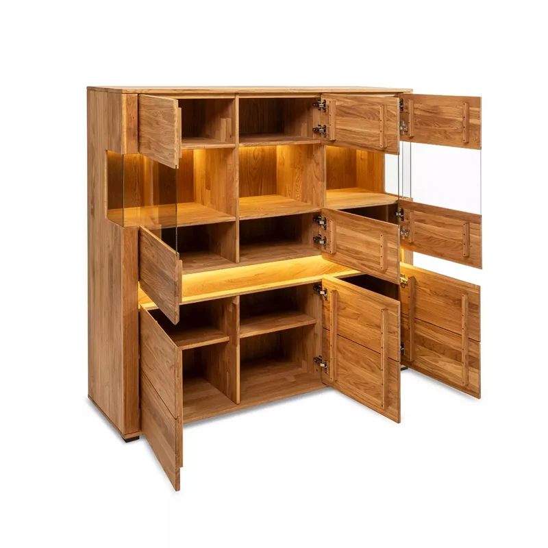 Highboard Wildeiche massiv - ZERMATT