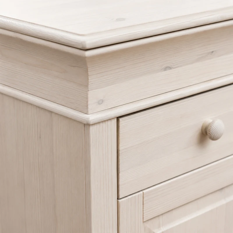 Sideboard Kiefer massiv weiß Landhausstil - Boston