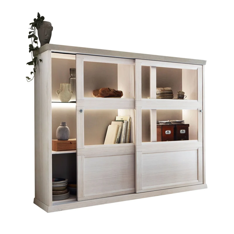 Highboard Pinie massiv WM Casa 220 Wöstmann Messemuster