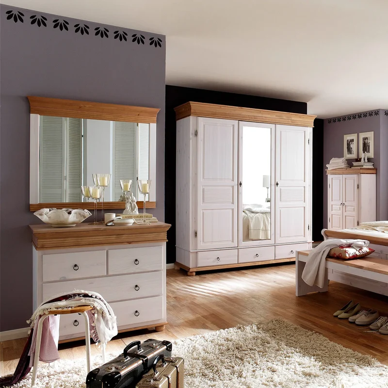 Spiegel Kiefer massiv - Landhausstil Oslo