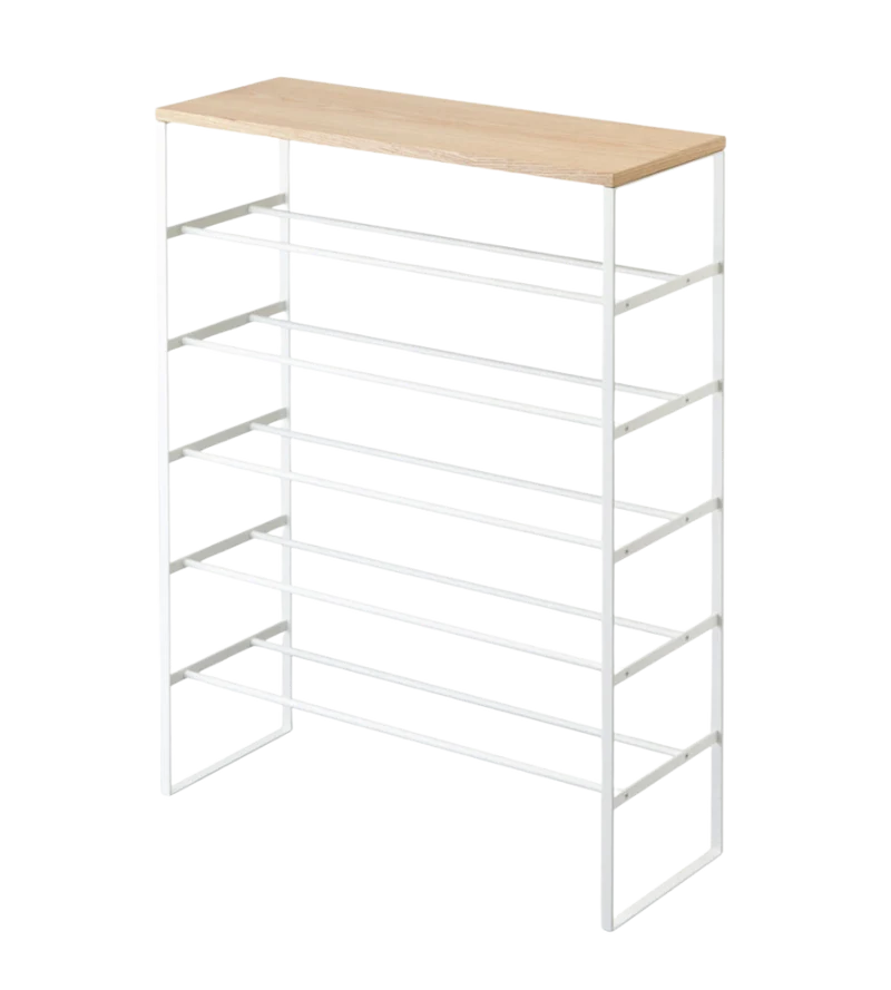 TOWER Schuhregal Holz - Weiss