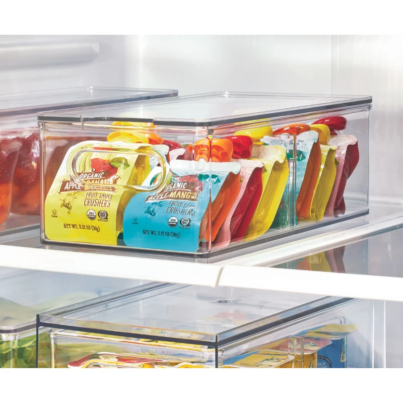HOME EDIT - Aufbewahrungsbehälter KLAR Fridge - 2 Fächer mit Deckel