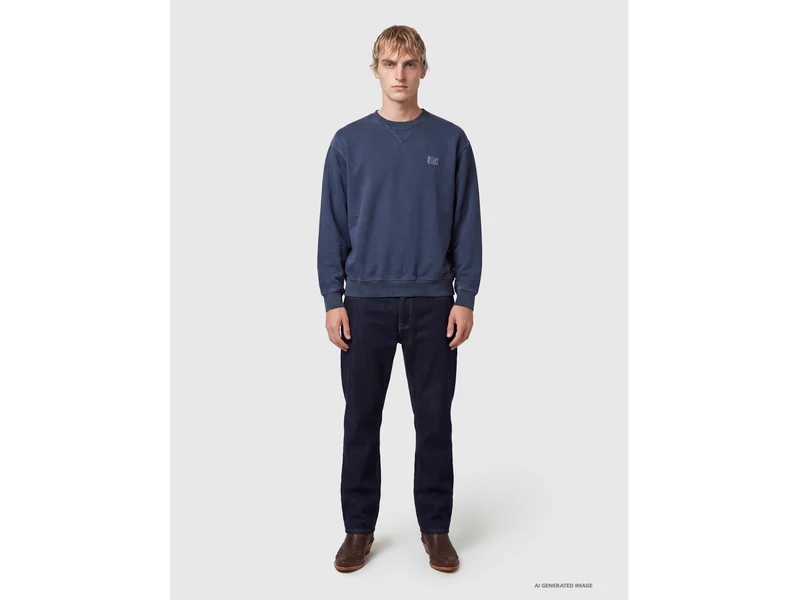 Sweatshirt mit Rundhalsausschnitt im Vintage-Stil