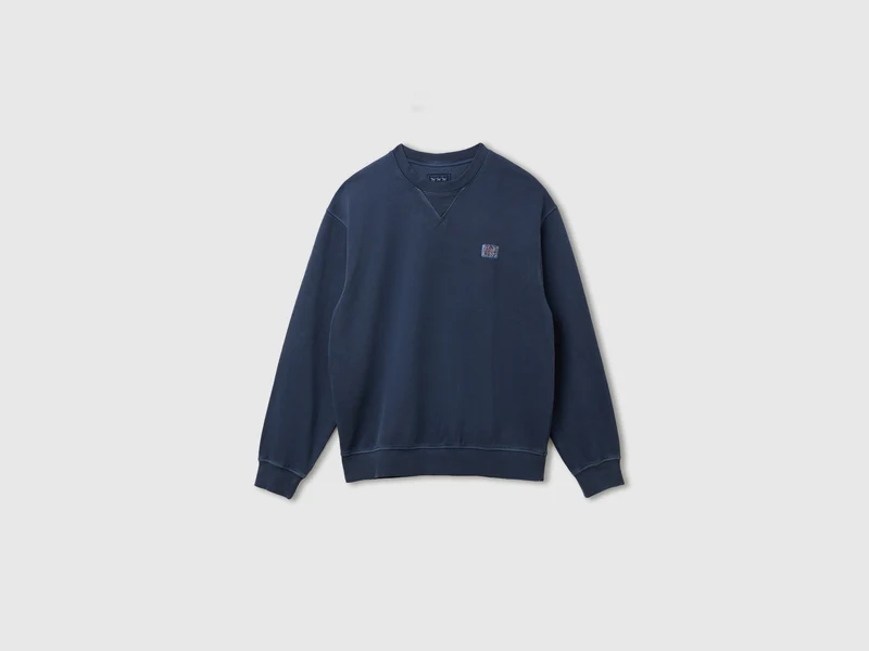 Sweatshirt mit Rundhalsausschnitt im Vintage-Stil