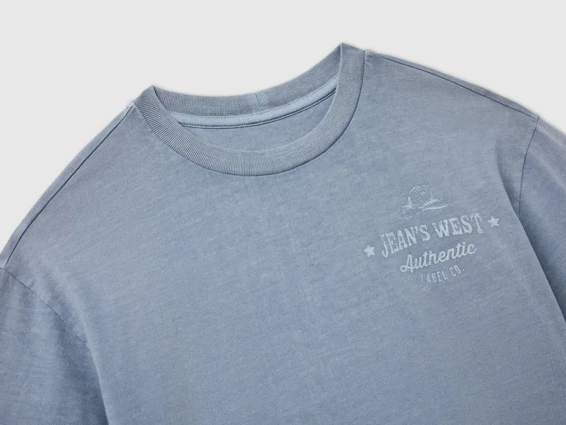 Vintage-T-Shirt mit Western-Print