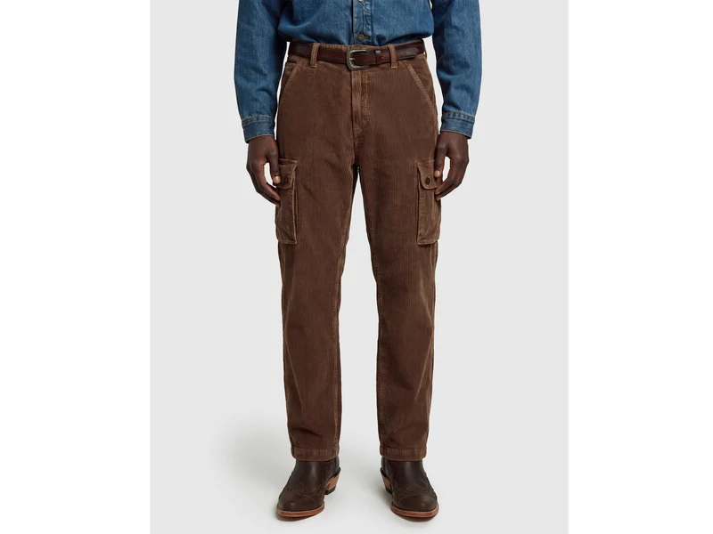 Cargohosen aus Cord im Used-Look