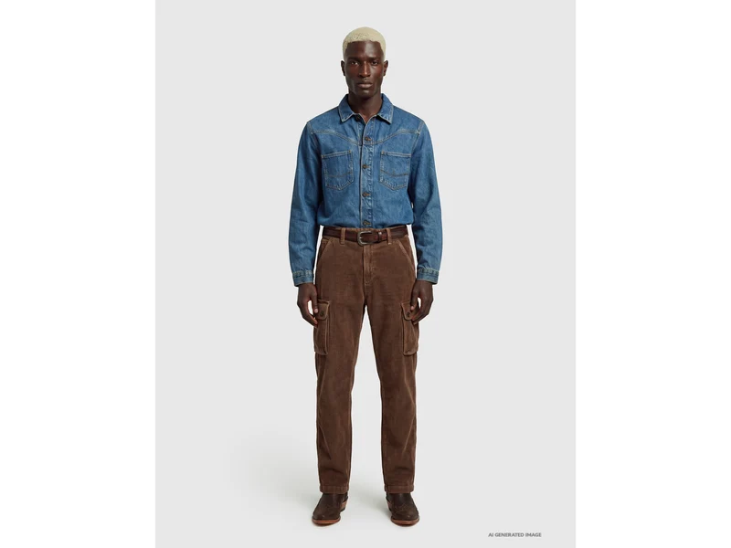 Cargohosen aus Cord im Used-Look
