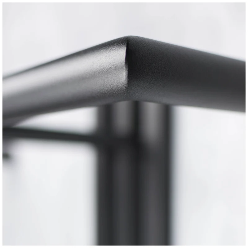 Wandgarderobe SENZA 1 Stahl Schwarz Garderobenhalter, Spinder Design