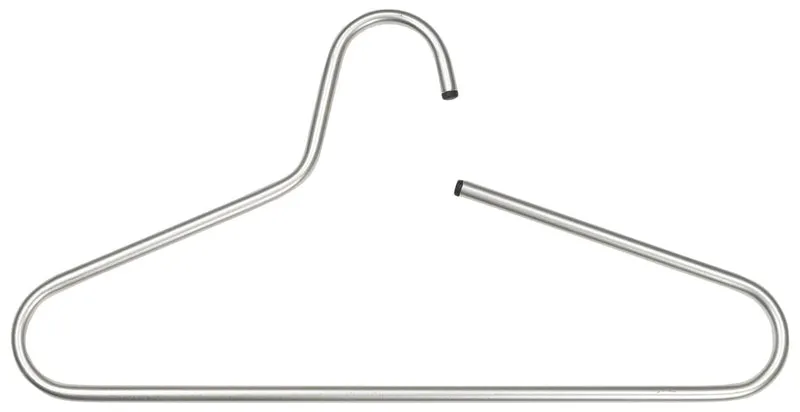 Kleiderbügel Victorie Nickel 5er Set, Stahl Nickelfarbig, von Spinder