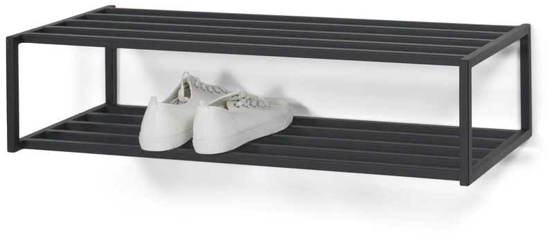 Schuhregal SCHOOL SR 80 Metall Schwarz pulverbeschichtet, von Spinder