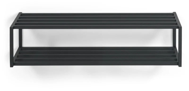 Schuhregal SCHOOL SR 80 Metall Schwarz pulverbeschichtet, von Spinder