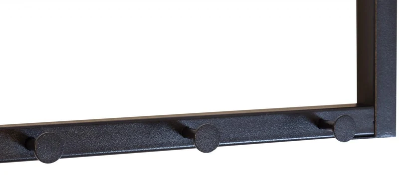 Garderobe Wandgarderobe RIZZOLI XS Schwarz mit Ablage, von Spinder