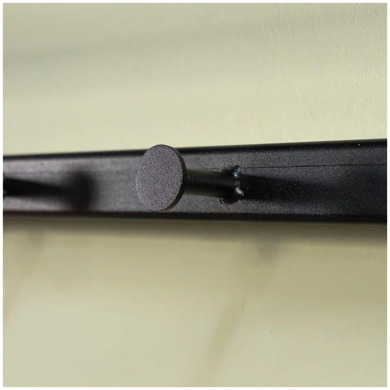 Garderobe Wandgarderobe RIZZOLI XS Schwarz mit Ablage, von Spinder