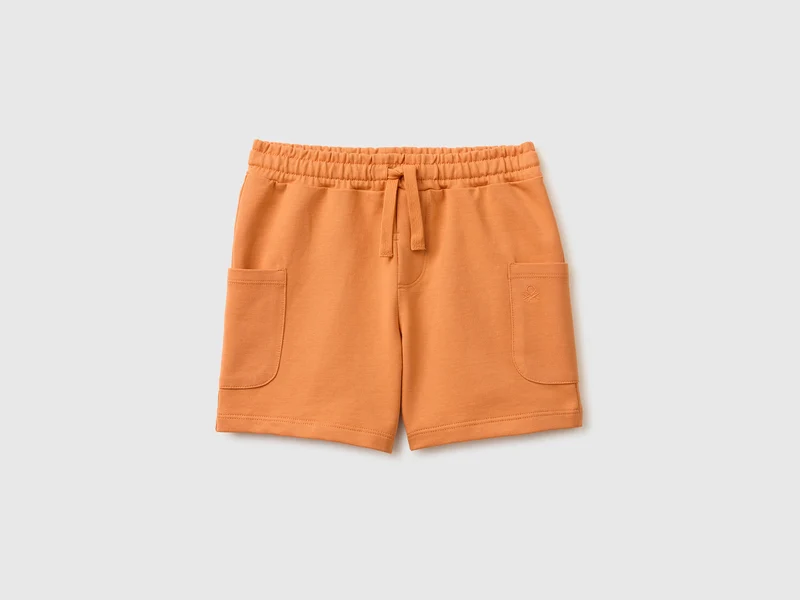 Cargo-Bermudashorts mit Kordelzug