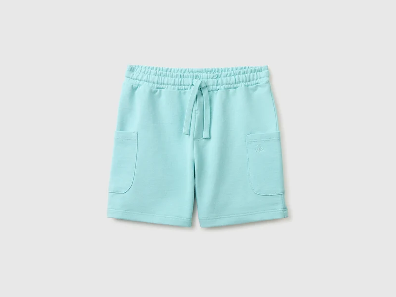 Cargo-Bermudashorts mit Kordelzug