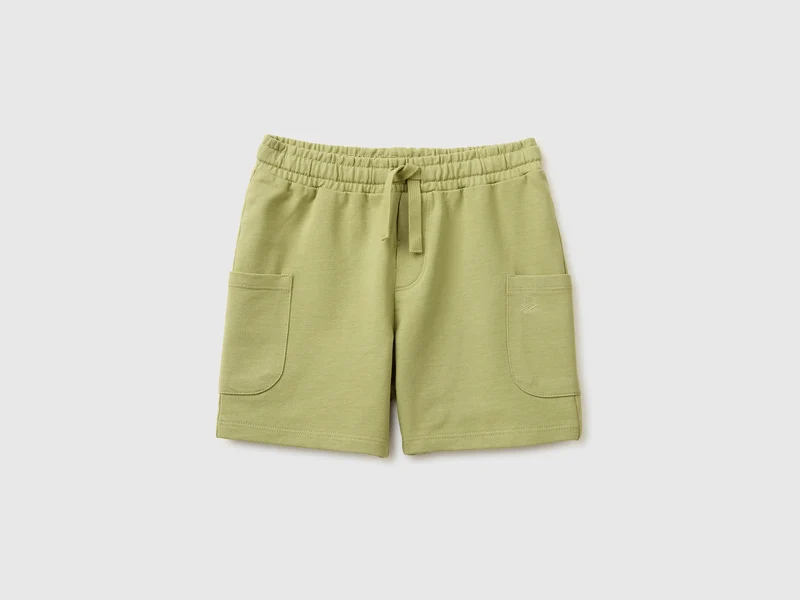 Cargo-Bermudashorts mit Kordelzug