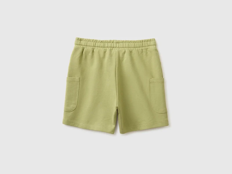 Cargo-Bermudashorts mit Kordelzug