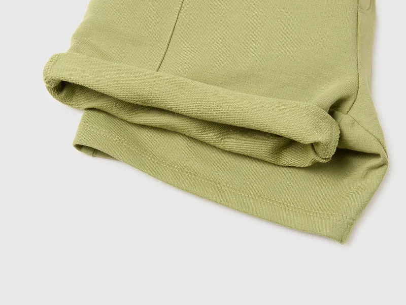 Cargo-Bermudashorts mit Kordelzug