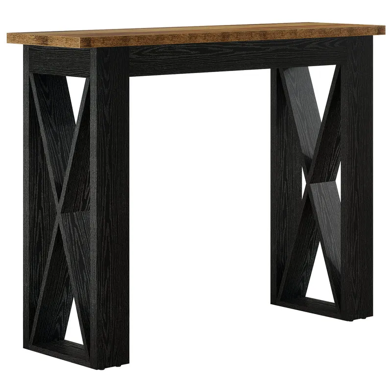 Tribesigns Konsolentisch 105 cm schmal, Flurtisch Industrial mit Ablage