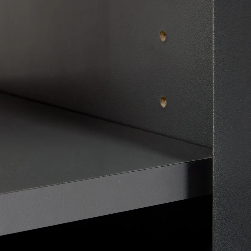 Badschrank Veneto Hochschrank Anthrazit mit Artisan-Eiche-Optik