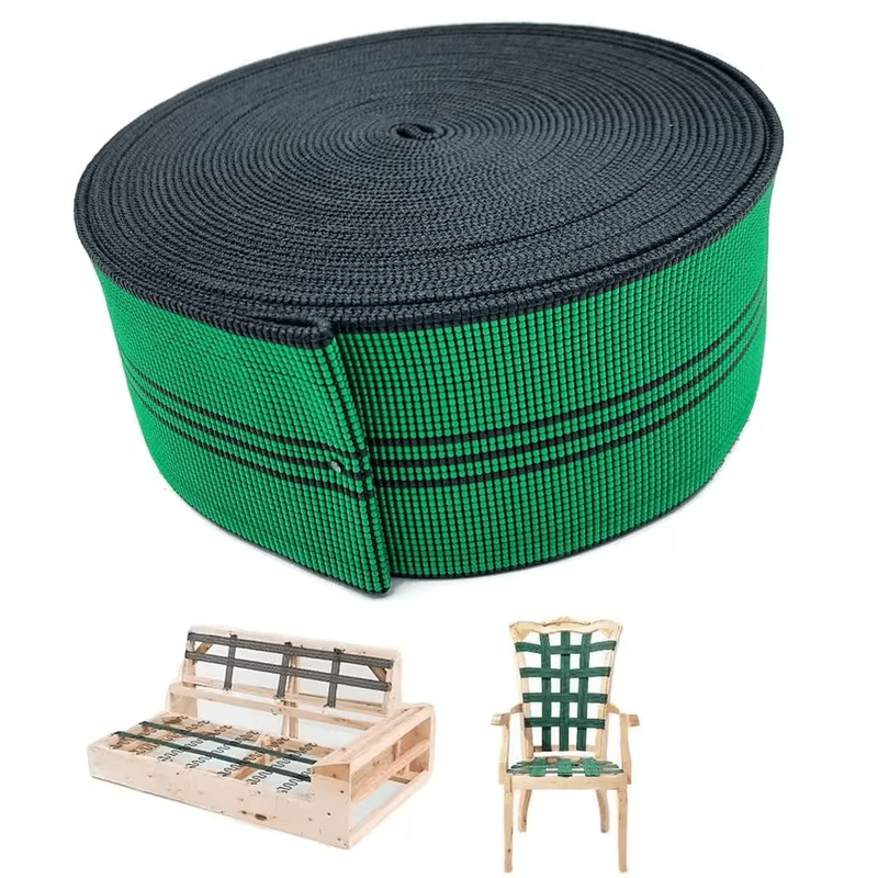 Elastic Furniture Strap Upholstery Latex Tape for Sofa & Chair Repair