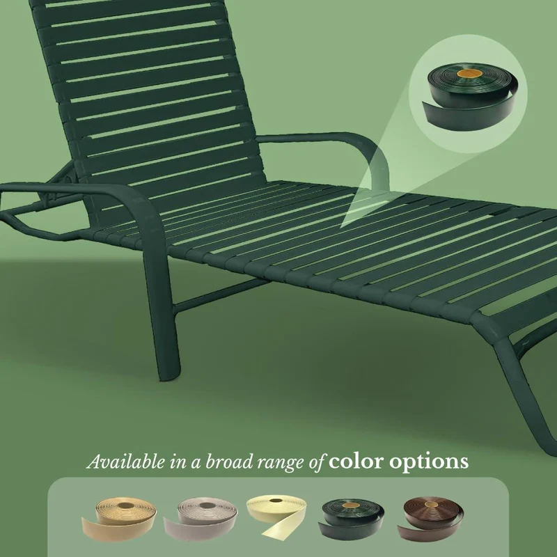 Chair Vinyl Strap DIY Repair Kit 20 Rivets for Lawn Patio Chairs