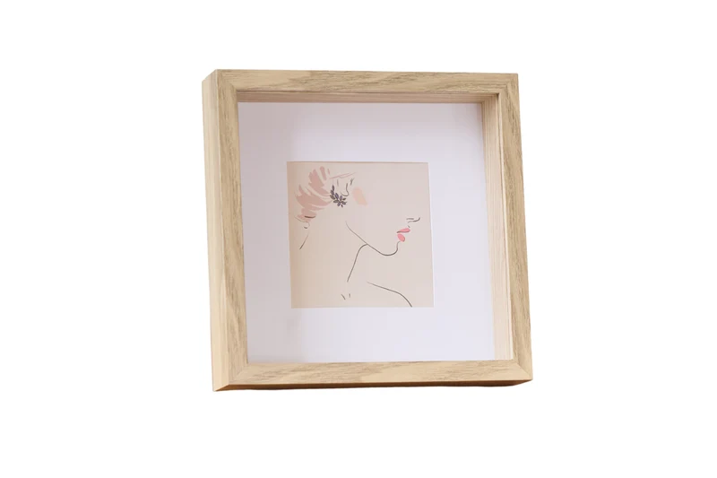 Salma tiefer Bilderrahmen Eiche 25x25 cm