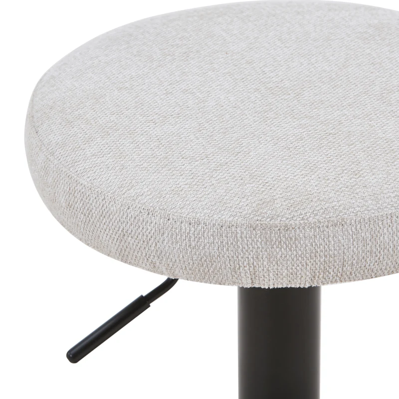 Ditte - Barhocker mit 360-Grad-Drehfunktion in Beige