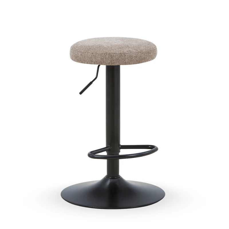 Ditte - Barhocker mit 360-Grad-Drehfunktion in Sand
