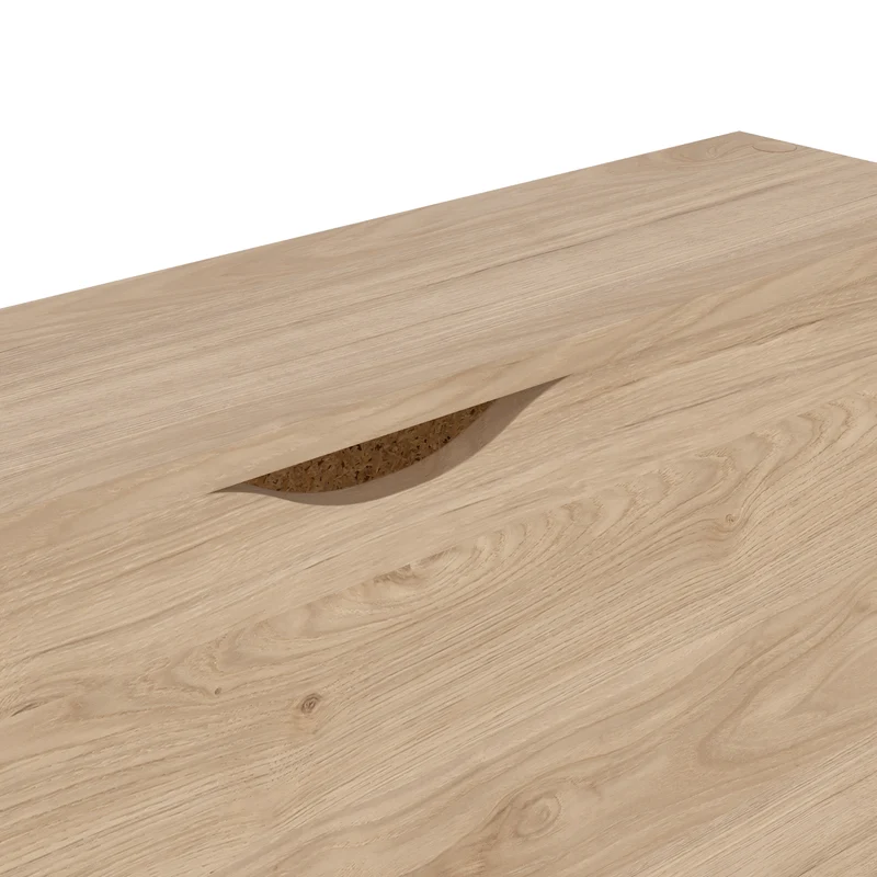 Livo Schuhschrank mit 2 Klappen in Eichenoptik