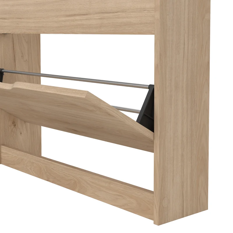 Livo Schuhschrank mit 3 Klappen in Eichenoptik