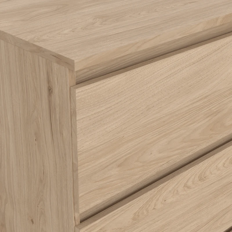 Maise Kommode H:70 x B:138 x B:41 cm mit 6 Schubladen in Eichenoptik