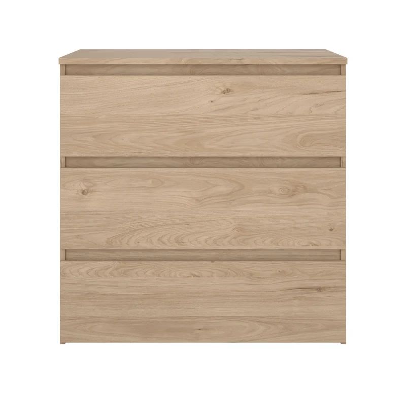 Maise Kommode H:70 x B:70 x T:41 cm mit 3 Schubladen in Eichenoptik