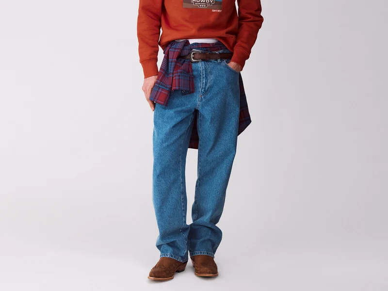 Carpenter-Fit-Jeans in heller Waschung