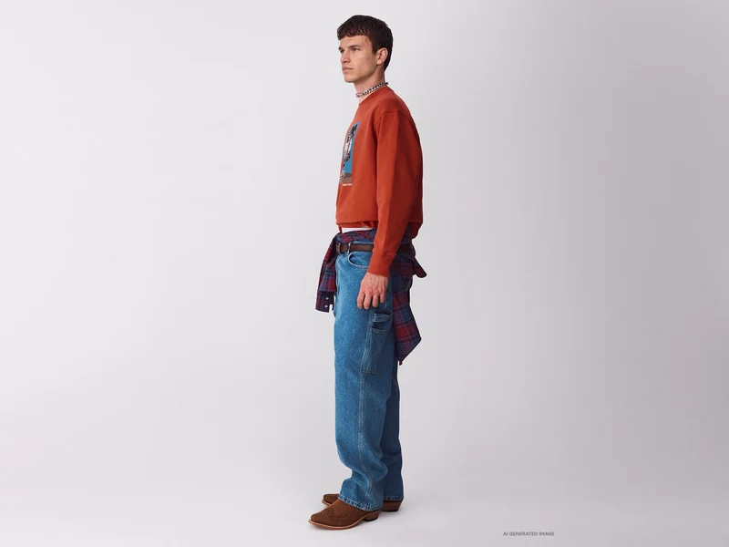 Carpenter-Fit-Jeans in heller Waschung