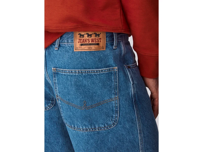 Carpenter-Fit-Jeans in heller Waschung