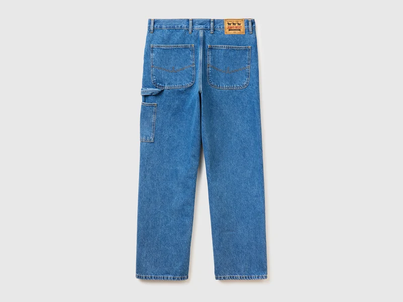 Carpenter-Fit-Jeans in heller Waschung