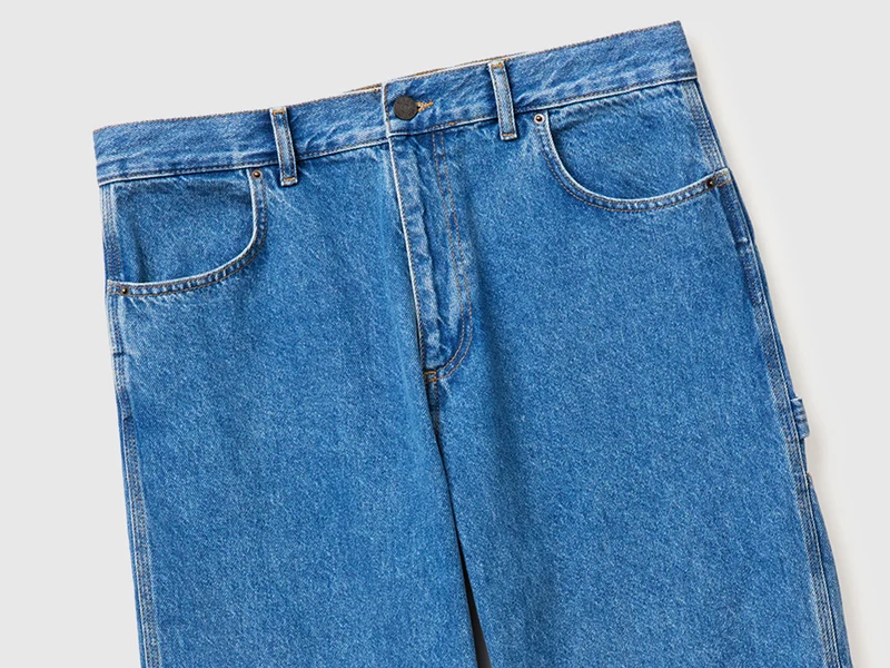 Carpenter-Fit-Jeans in heller Waschung