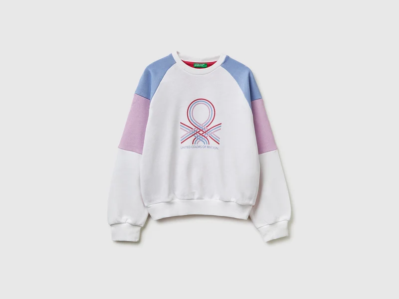 Sweatshirt aus Baumwolle mit Logo