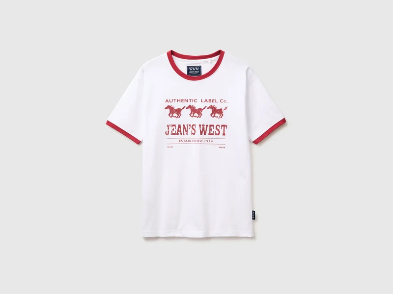 Western-T-Shirt mit Grafik