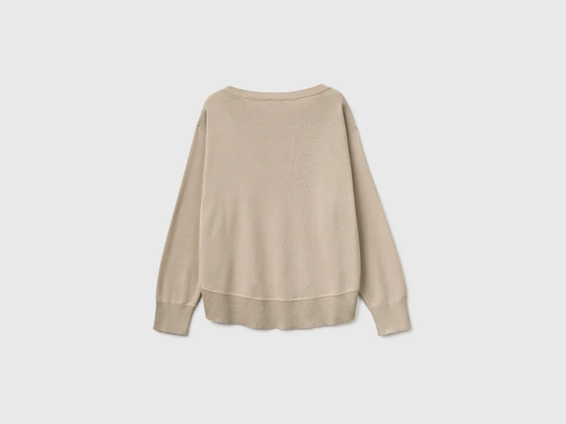 Hochwertiger Oversize-Pullover aus Baumwolle