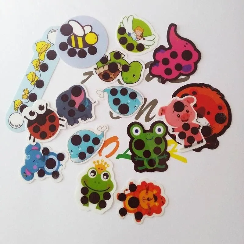Cartoon Baby Thermometer Sticker - Cute Health Tracker
