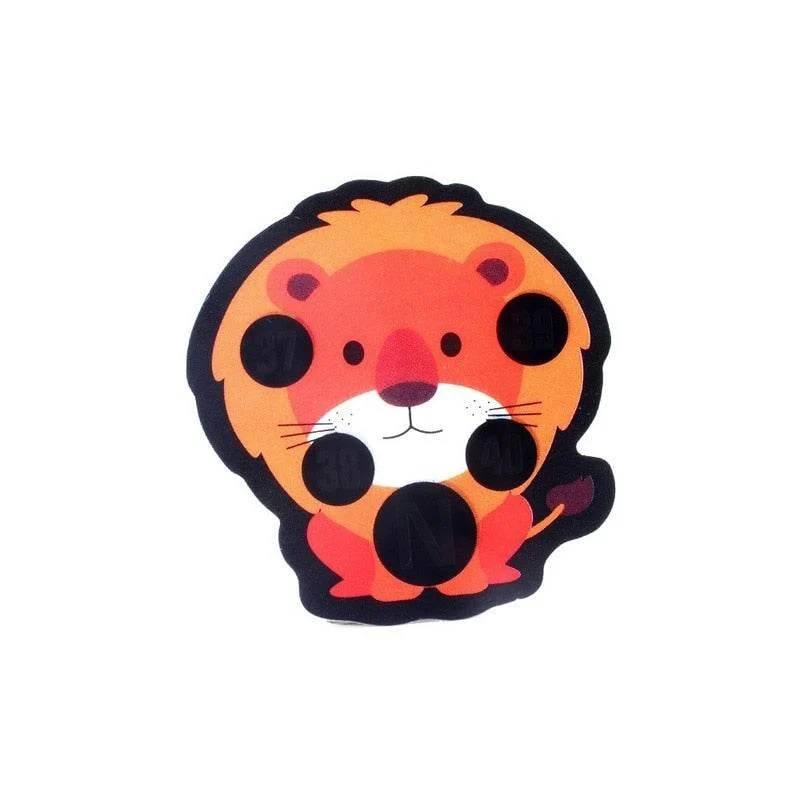Cartoon Baby Thermometer Sticker - Cute Health Tracker