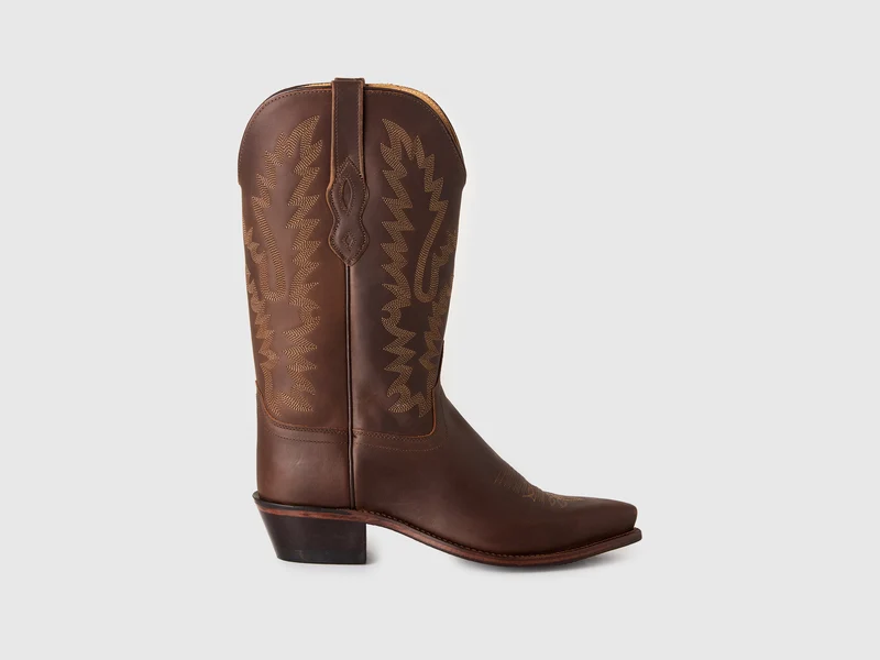Braune texanische Stiefel
