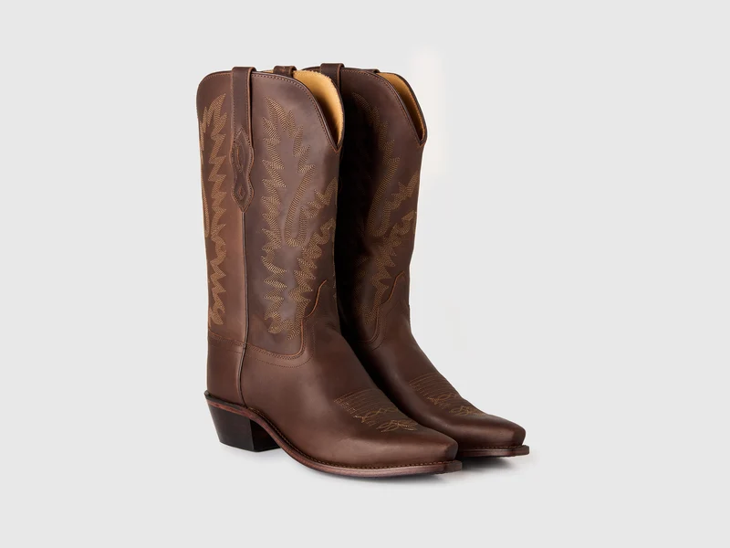 Braune texanische Stiefel
