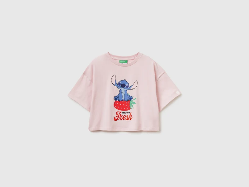 Kastenförmig geschnittenes T-Shirt ©Disney Lilo & Stitch